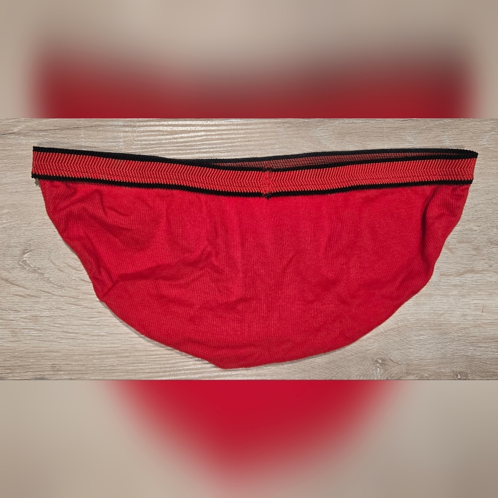 Red Men's Strap Bikini - Picture 2 of 2